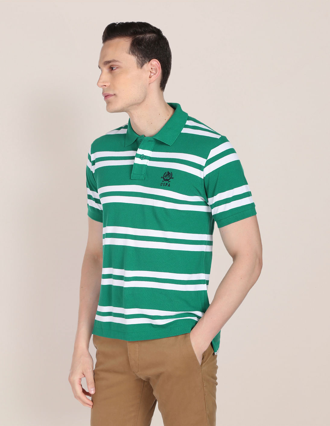 Striped polo hotsell t shirts online