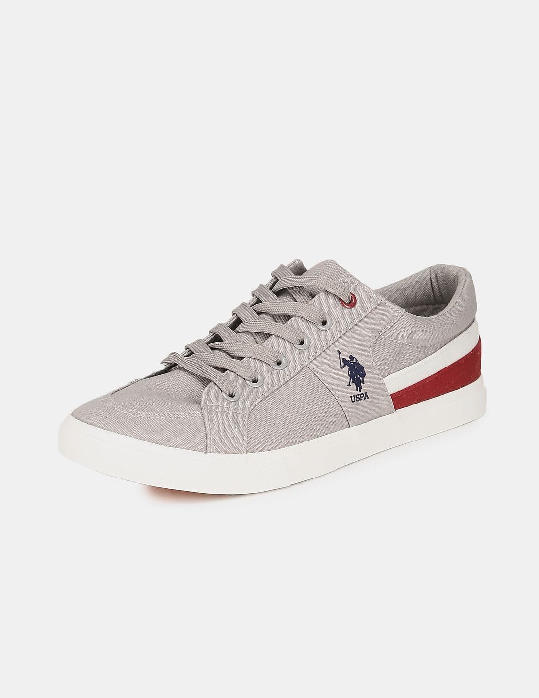 Buy U.S. Polo Assn. Men Grey Contrast 