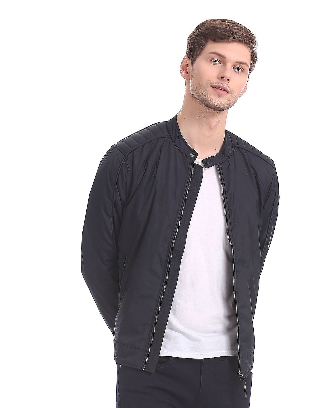 Buy U.S. Polo Assn. Denim Co. Quilted Panel Zip Up Jacket - NNNOW.com