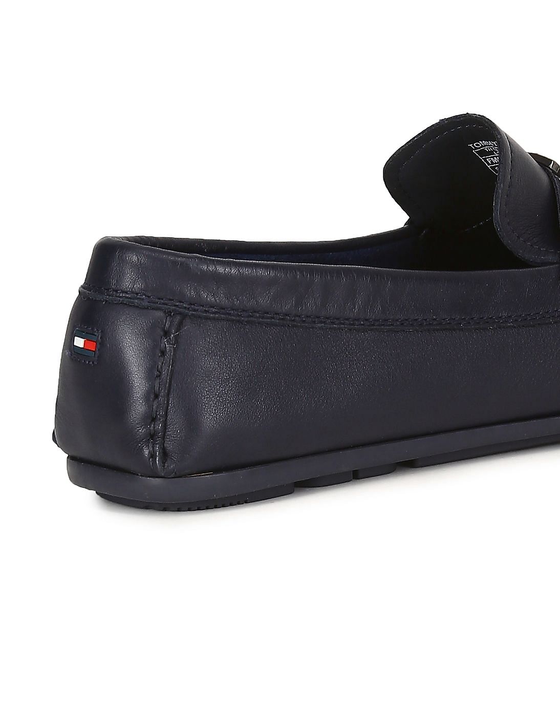 Tommy Men Hardware Logo Leather Loafers - NNNOW.com