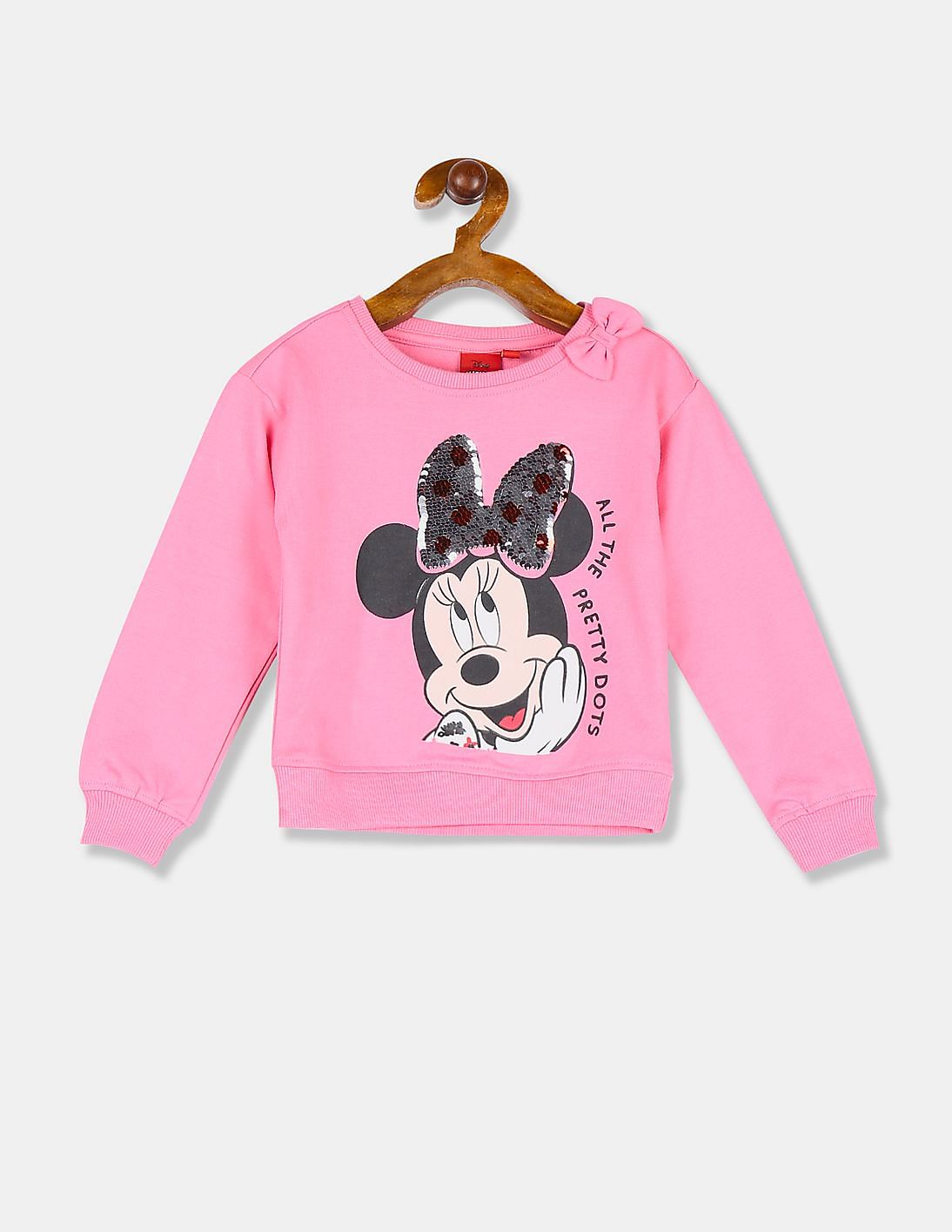 pink graphic sweatshirt