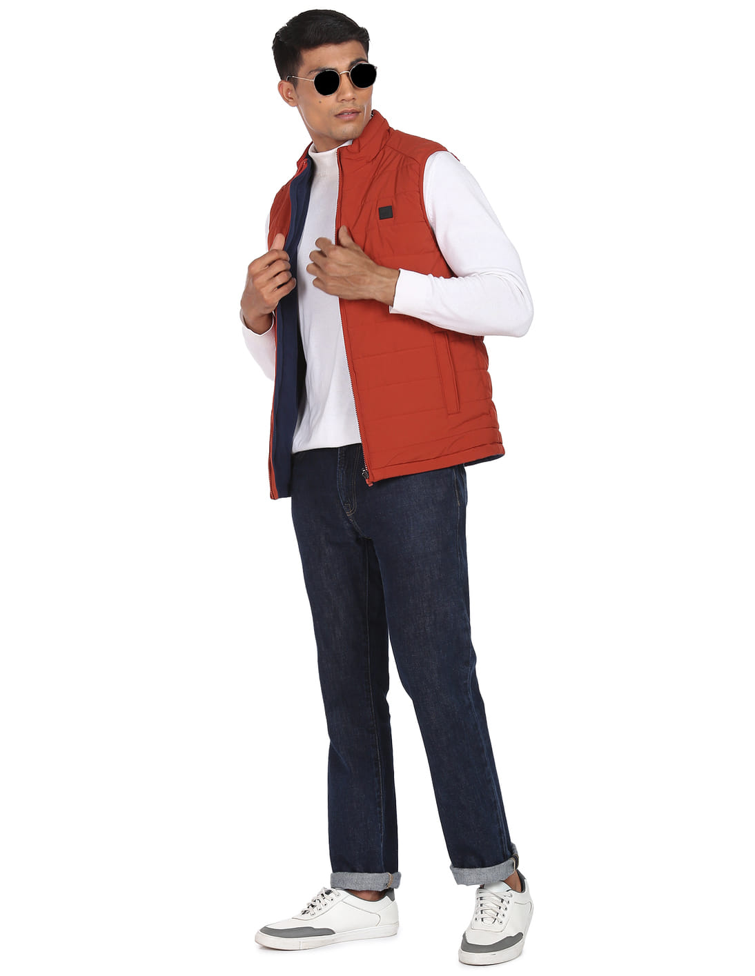 Buy Arrow Sports Sleeveless Reversible Jacket - NNNOW.com