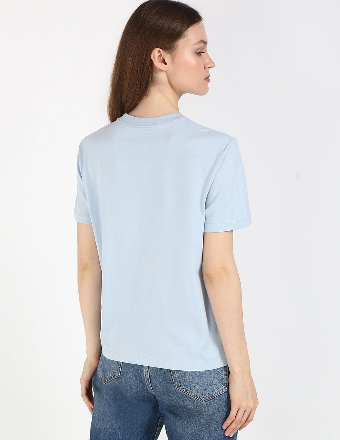 関税込み【  Jeans】small central logo t-shirt Hey Jean 2-Sided T-Shirt - White – YMH Studios Online Store