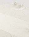 Calvin Klein Jeans Mixed Stitch High Neck Sweater
