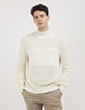 Calvin Klein Jeans Mixed Stitch High Neck Sweater