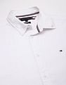 Tommy Hilfiger Solid Regular-Fit Cotton Shirt