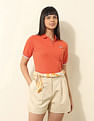 U.S. Polo Assn. Women Regular Fit Solid Polo Shirt