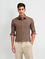 Arrow Newyork Textured Slim Fit Shirt