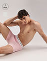 Calvin Klein Underwear Low Rise Solid Multi Trunks - Pack of 2