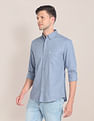 U.S. Polo Assn. Cutaway Collar Heathered Shirt