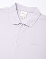 Calvin Klein Jeans Solid Regular-Fit Cotton Polo T-Shirt