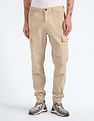 Flying Machine Mid Rise Solid Cargo Utility Trousers