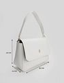 Tommy Hilfiger Solid White Pu Sling Bag