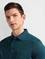 Arrow Pique Knit Solid Polo Shirt