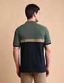 U.S. Polo Assn. Colourblocked Slim Fit Polo Shirt