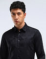 Flying Machine Slim Fit Jacquard Shirt