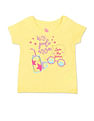 U.S. Polo Assn. Kids Girls Graphic Print Crew Neck T-Shirt
