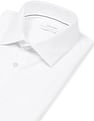 Calvin Klein Men White Slim Fit Self Design Formal Shirt