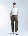 Flying Machine Twill Relaxed Fit Joggers