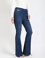 Calvin Klein Jeans Mid-Wash Flared-Fit Mid Rise Jeans