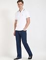 Tommy Hilfiger Solid Regular-Fit Cotton Polo Shirt