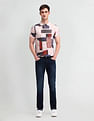 U.S. Polo Assn. Denim Co. Muscle Fit Abstract Polo Shirt