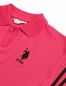 U.S. Polo Assn. Kids Girls Striped Polo Shirt