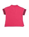 U.S. Polo Assn. Kids Girls Striped Polo Shirt