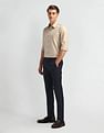 Arrow Newyork Slim Fit Solid Trousers