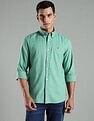 Tommy Hilfiger Solid Regular Fit Linen Shirt