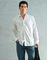 Arrow Slim Fit Checked Smart Formal Shirt