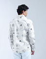 Flying Machine Floral Printed Color Of Home Shirt
