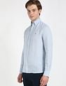 Tommy Hilfiger Solid Regular-Fit Linen Shirt