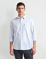 Arrow Sports Vertical Stripe Slim Fit Shirt