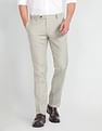 Arrow Mid Rise Heathered Formal Trousers