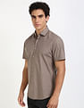 Calvin Klein Jeans Striped Regular-Fit Dobby Woven Shirt