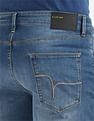 Flying Machine Slash Slim Tapered Fit Jeans