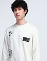 Flying Machine Relaxed Fit Printed Sweatshirt