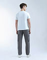 Flying Machine Relaxed Tapered Fit Pure Cotton Cargo
