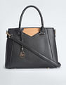 U.S. Polo Assn. Women Contrast Panel Structured Handbag