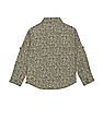 U.S. Polo Assn. Kids Boys Spread Collar Floral Print Shirt