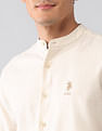 U.S. Polo Assn. Denim Co. Solid Twill Regular Fit Shirt