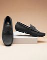 U.S. Polo Assn. Men Broody Metallic Logo Solid Loafers