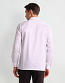 Arrow Cutaway Collar Vertical Stripes Shirt