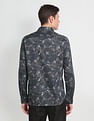 Arrow Tailored Fit Abstract Print Shirt