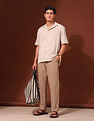 U.S. Polo Assn. Textured Pure Cotton Shirt