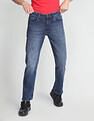 Flying Machine Stone Wash F-Jango Straight Fit Jeans