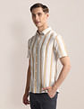 U.S. Polo Assn. Vertical Stripe Linen Blend Shirt