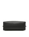 Tommy Hilfiger Solid Black Pu Handbags