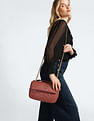 U.S. Polo Assn. Women Chain Strap Chevron Quilted Sling Bag